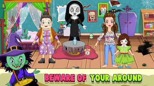 Play Mini Town Horror Granny House as an online game Mini Town Horror Granny House with UptoPlay