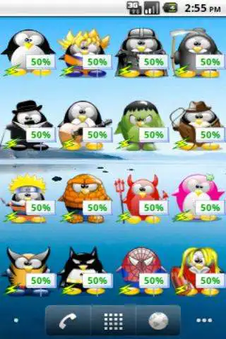 Play Mini Tux Battery Widget Free as an online game Mini Tux Battery Widget Free with UptoPlay
