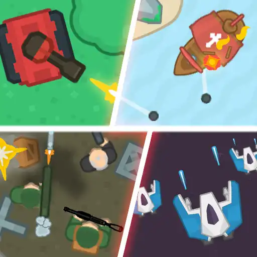 Play MINI WARS: 1 2 Player Games 2D APK