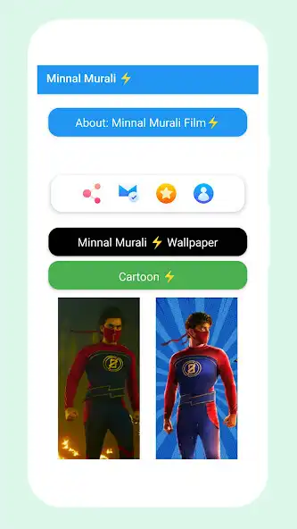 Play Minnal Murali - Wallpaper as an online game Minnal Murali - Wallpaper with UptoPlay