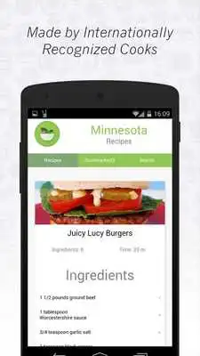 Play Minnesota Cuisine: Recipes