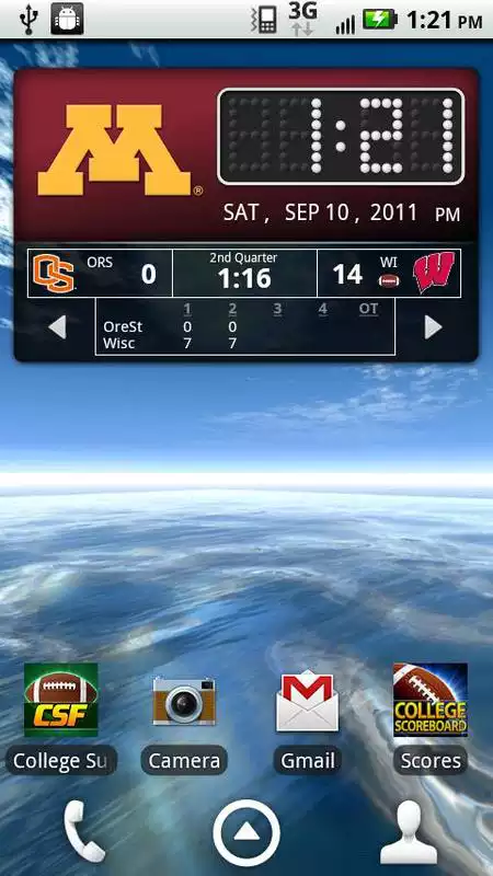 Play Minnesota Gophers Live Clock