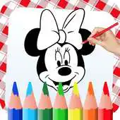 Free play online Minnie Mouse Coloring Book  Drawing Game APK