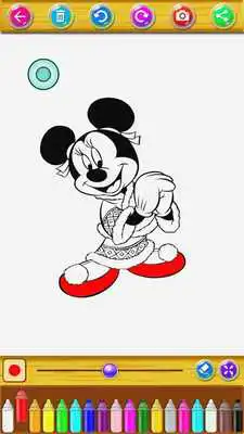 Play Minnie Mouse Coloring Book  Drawing Game