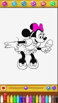 Play Minnie Mouse Coloring Book  Drawing Game