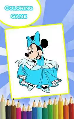Play Minnie Mouse Coloring Game