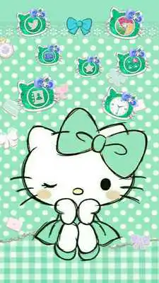 Play Mint Green Kitty Bowknot Theme