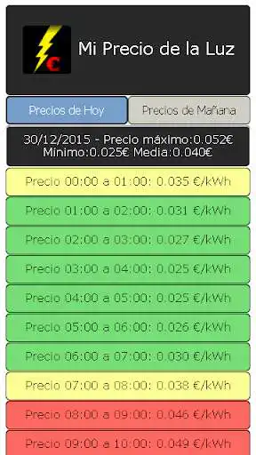 Play Mi Precio de la Luz Widget  and enjoy Mi Precio de la Luz Widget with UptoPlay