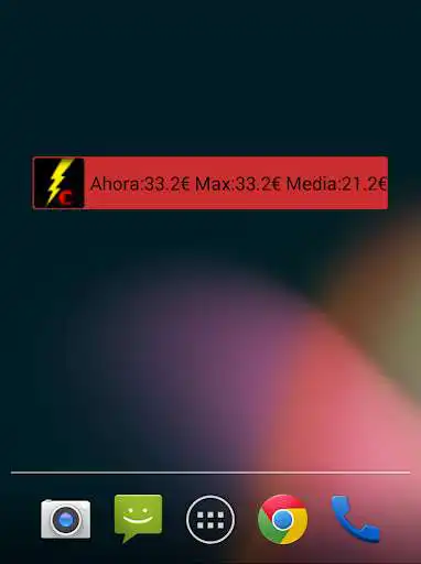 Play Mi Precio de la Luz Widget as an online game Mi Precio de la Luz Widget with UptoPlay