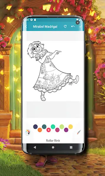 Play Mirabel Madrigal Coloring Game  and enjoy Mirabel Madrigal Coloring Game with UptoPlay