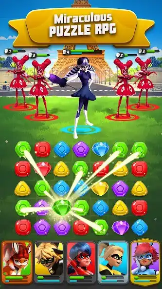 Play Miraculous Puzzle Hero Match 3  and enjoy Miraculous Puzzle Hero Match 3 with UptoPlay