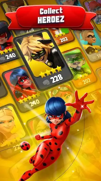 Play Miraculous Puzzle Hero Match 3 as an online game Miraculous Puzzle Hero Match 3 with UptoPlay