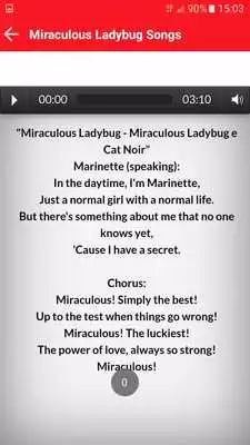 Play Miraculouss Songs