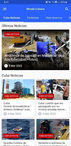 Play Mirada Cubana Noticias  and enjoy Mirada Cubana Noticias with UptoPlay