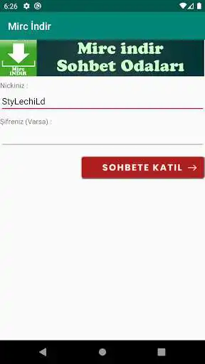 Play Mirc indir Chat Sohbet  and enjoy Mirc indir Chat Sohbet with UptoPlay