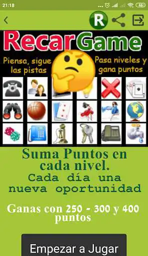 Play Mi Recarga - Juego, Recargas y Recursos  and enjoy Mi Recarga - Juego, Recargas y Recursos with UptoPlay