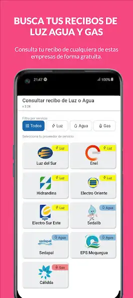 Play Mi Recibo - De Agua, Luz, Gas as an online game Mi Recibo - De Agua, Luz, Gas with UptoPlay