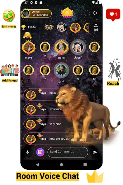 Play Miro Live - Room voice chat  and enjoy Miro Live - Room voice chat with UptoPlay