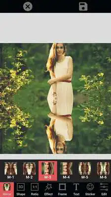 Play mirror photo Enjoyable