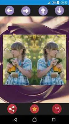 Play mirror picture - stock photo