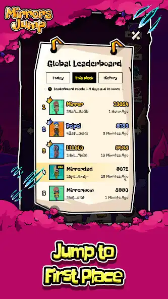 Play Mirrors Jump as an online game Mirrors Jump with UptoPlay