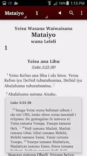 Play Misima-Paneati - Bible as an online game Misima-Paneati - Bible with UptoPlay