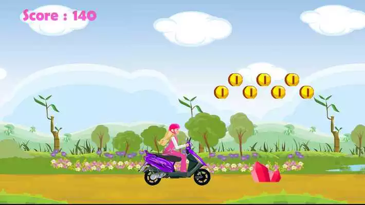 Play Miss Barbie Scooter Ride