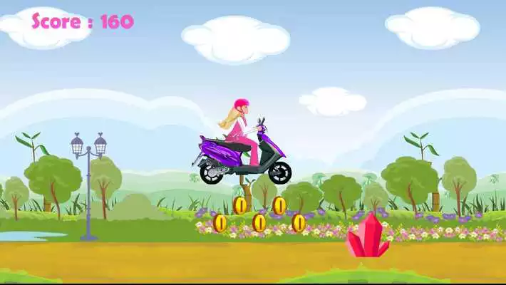 Play Miss Barbie Scooter Ride