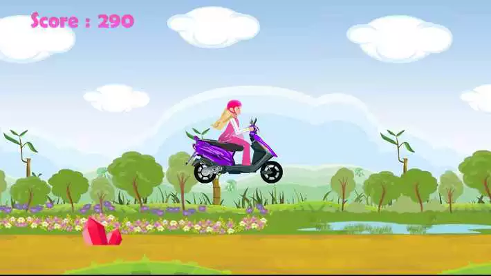 Play Miss Barbie Scooter Ride