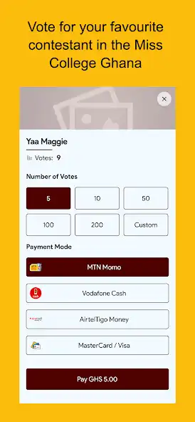 Play Miss College Ghana as an online game Miss College Ghana with UptoPlay