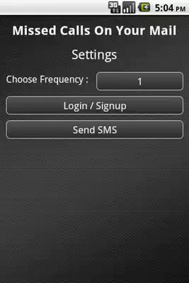 Play Missed Call On Your Mail