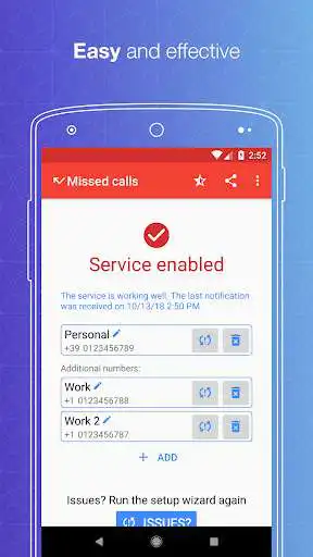 Play Missed Calls