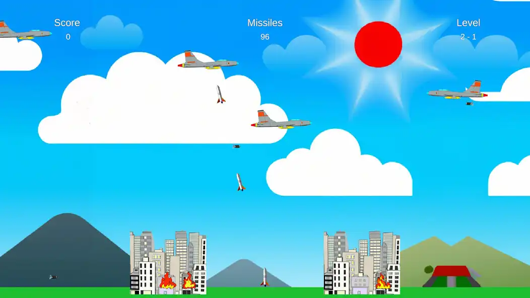 Play Missile Bomber Defense as an online game Missile Bomber Defense with UptoPlay
