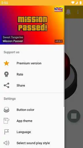 Play MISSION PASSED! Button as an online game MISSION PASSED! Button with UptoPlay
