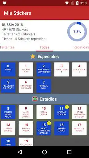 Play APK Mis Stickers - Control Album Rusia 2018  and enjoy Mis Stickers - Control Album Rusia 2018 with UptoPlay com.app.egi.mycollection