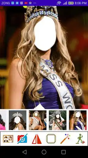 Play APK Miss World Photo Frames  and enjoy Miss World Photo Frames with UptoPlay com.freeappscollection.makememissworlduniverseindiausaselfie