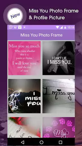 Play Miss You Photo Frame as an online game Miss You Photo Frame with UptoPlay