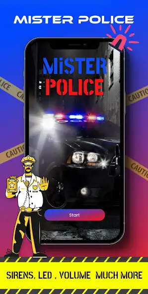 Play Mister Police Siren  Flasher  and enjoy Mister Police Siren  Flasher with UptoPlay