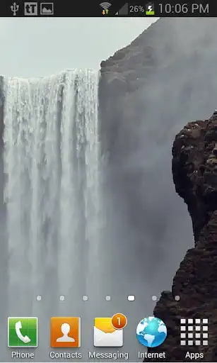Play Mist Waterfall LWP as an online game Mist Waterfall LWP with UptoPlay