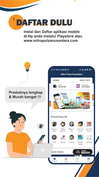Play Mitra Pulsa Nusantara  and enjoy Mitra Pulsa Nusantara with UptoPlay