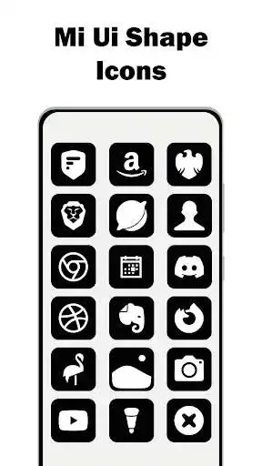 Play MiUi 13 Black - Icon Pack  and enjoy MiUi 13 Black - Icon Pack with UptoPlay