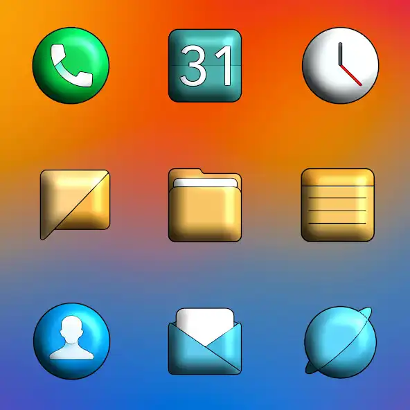 Play MIUl Limitless 3D - Icon Pack as an online game MIUl Limitless 3D - Icon Pack with UptoPlay