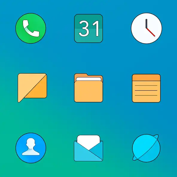Play MIUl Limitless - Icon Pack as an online game MIUl Limitless - Icon Pack with UptoPlay