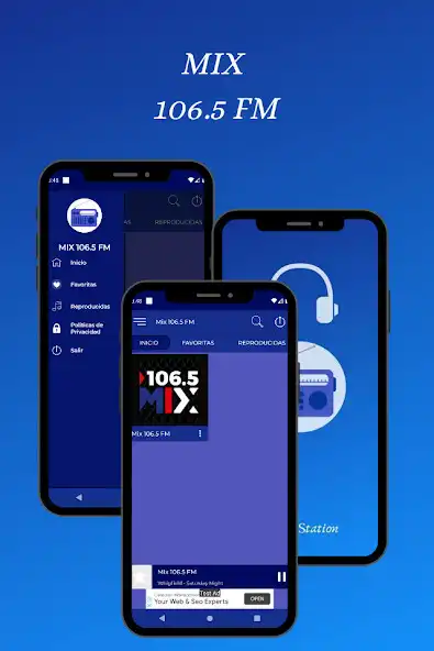 Play Mix 106.5 FM Radio Online  and enjoy Mix 106.5 FM Radio Online with UptoPlay