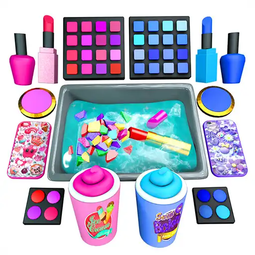 Play Mixing Makeup Into Slime ASMR  APK