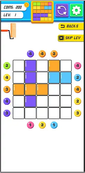 Play mix paint puzzle color as an online game mix paint puzzle color with UptoPlay