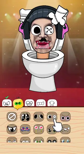 Play Mix Toilet Monster Makeover 2 as an online game Mix Toilet Monster Makeover 2 with UptoPlay