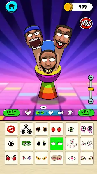 Play Mix Toilet Monsters: Makeover as an online game Mix Toilet Monsters: Makeover with UptoPlay