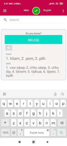 Play Mizo to English Dictionary as an online game Mizo to English Dictionary with UptoPlay