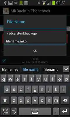 Play MKBackup Phonebook